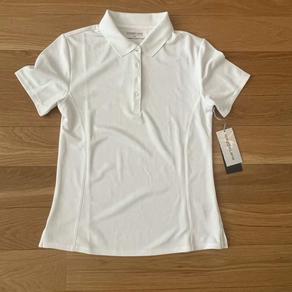 NWT white polo tennis shirt!